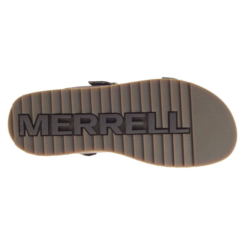 Sandales Merrell Juno Buckle Backstrap Marron Foncé Femme | R.I.ABNU